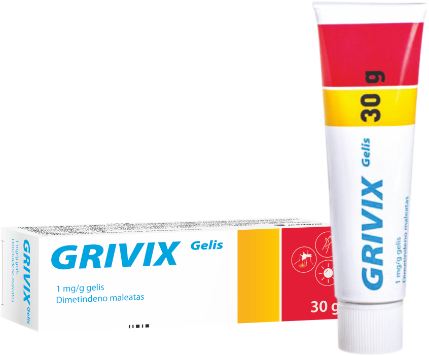 Grivix - malšina niežulį. Greitai nuramina sudirgintą odą