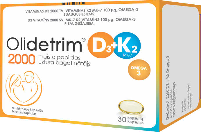 Olidetrim – stipriam imunitetui, tvirtiems kaulams ir dantims, sveikai širdžiai ir raumenims